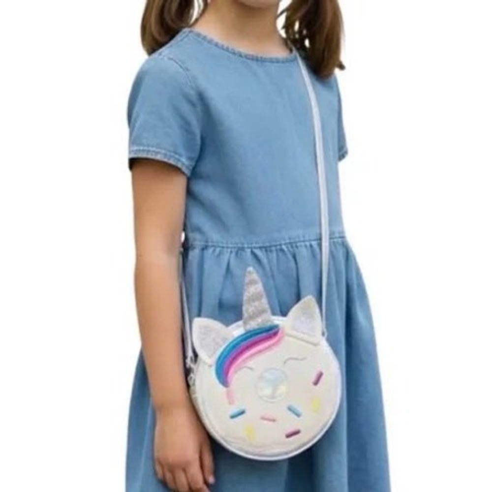 Crossbody Unicorn Donut Purse‎ Kids Brand New